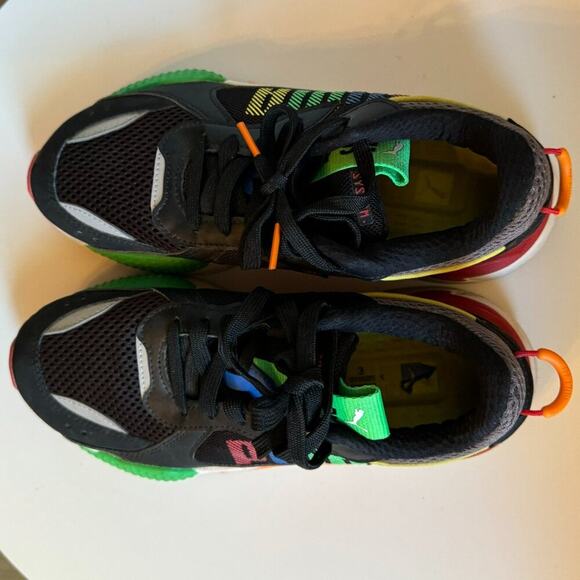 Puma RS-X Bold ‘Black Andean Toucan Orange’ Athletic Shoes Size 5.5C - Picture 5 of 5